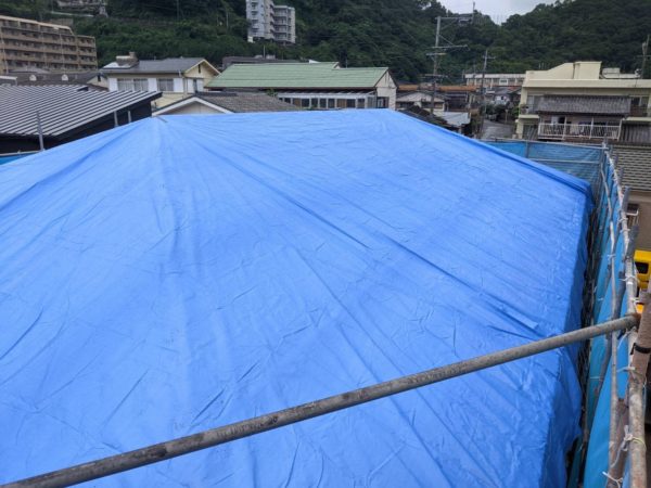 梅雨時期の外装工事