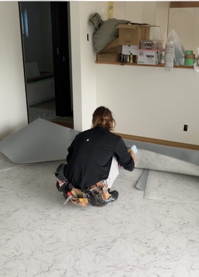 床材の変更でお部屋の雰囲気が新しくなりました。