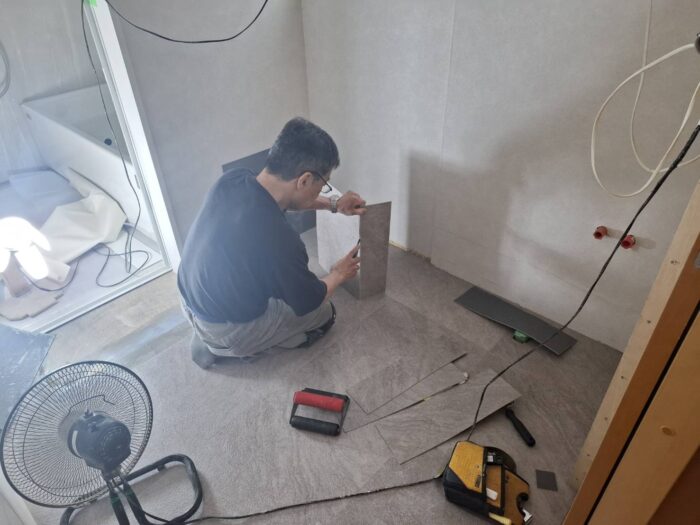 浴室・洗面室リフォームが着工致しました。