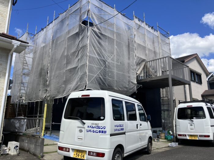 塗装工事の確認に行って参りました。