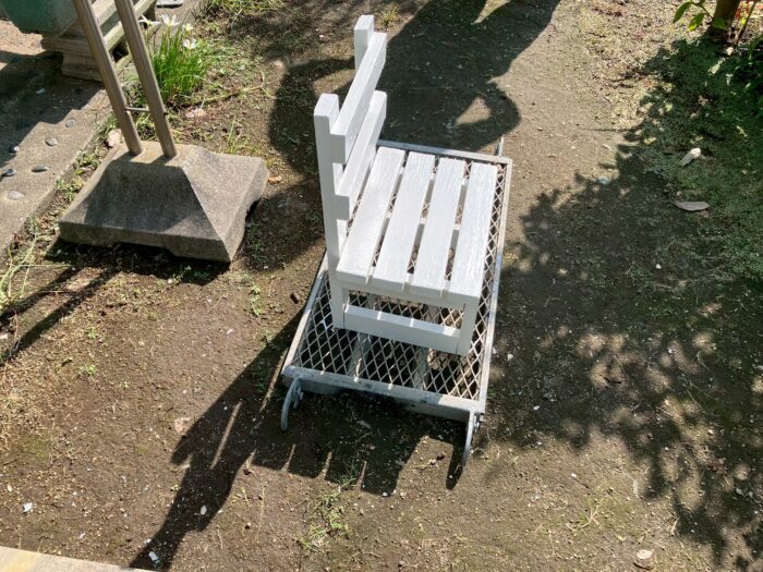 全塗装現場に同行しました。