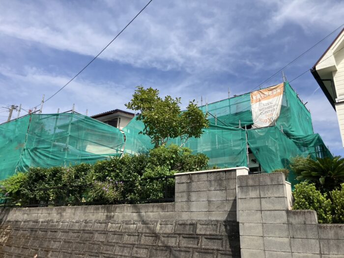 全塗装工事の現場確認に伺いました！