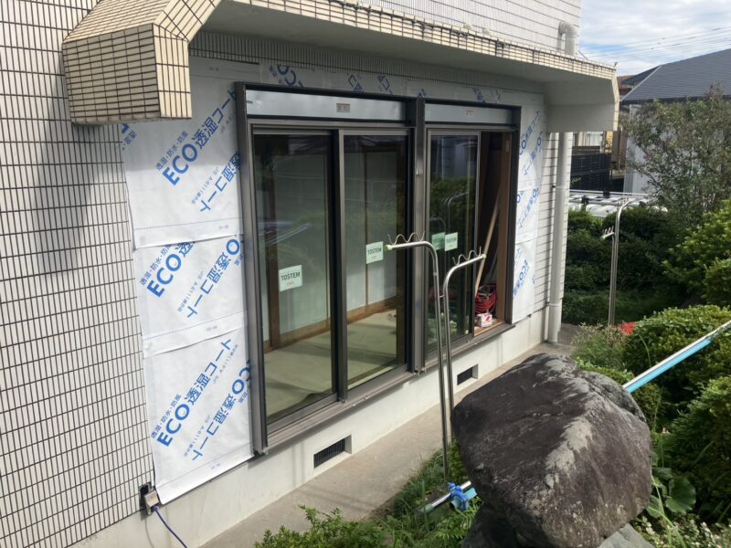 サッシ交換工事！！