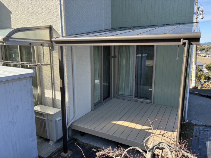 外構工事を行いました